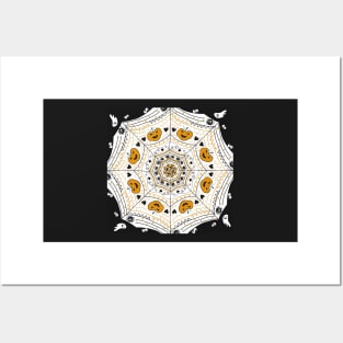 Halloween mandala Posters and Art